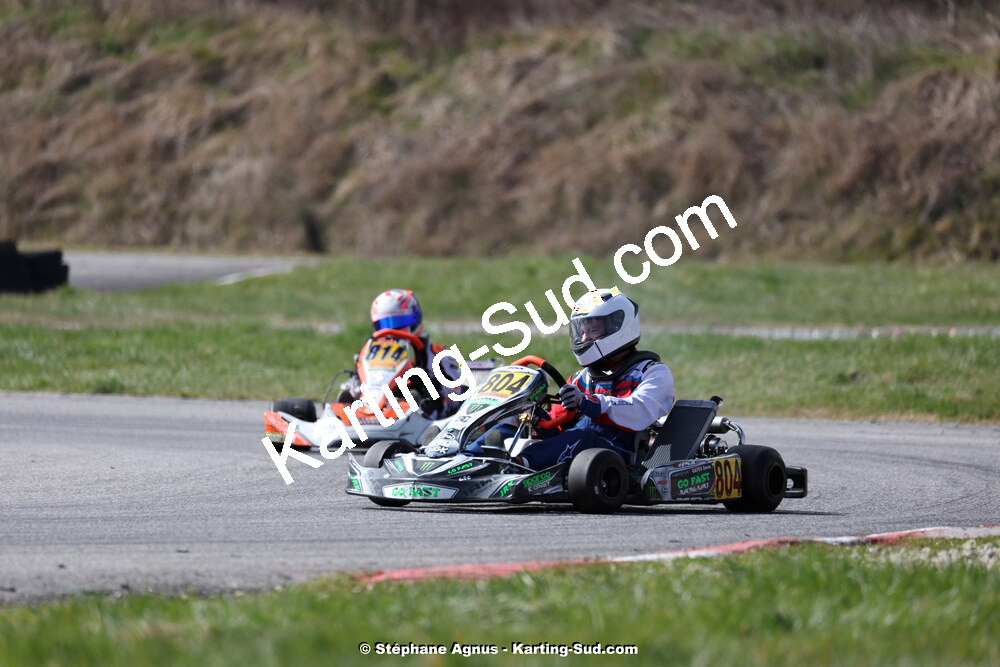 9 & 10/03/2024 : 1ère manche du Championnat du Sud au circuit d’Aigues-Vives (photos Stéphane Agnus) 2024 — karting