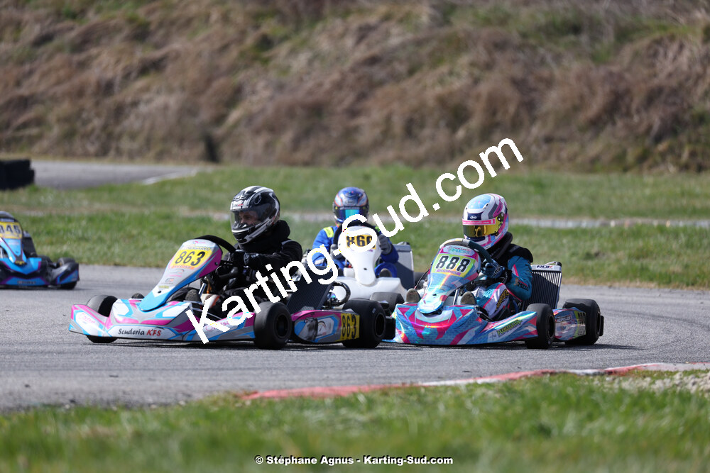 9 & 10/03/2024 : 1ère manche du Championnat du Sud au circuit d’Aigues-Vives (photos Stéphane Agnus) 2024 — karting