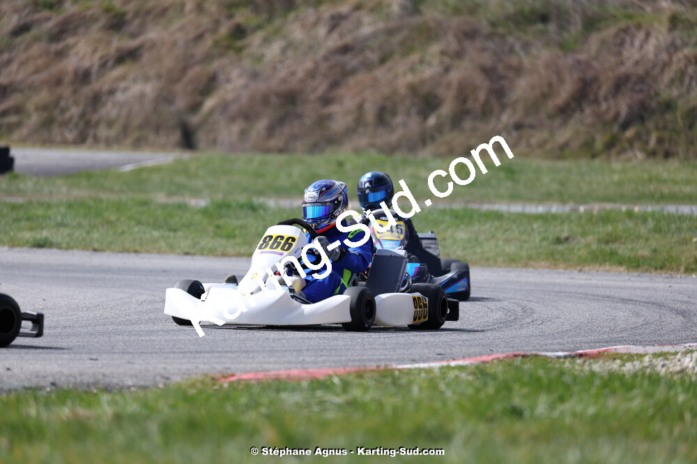 9 & 10/03/2024 : 1ère manche du Championnat du Sud au circuit d’Aigues-Vives (photos Stéphane Agnus) 2024 — karting