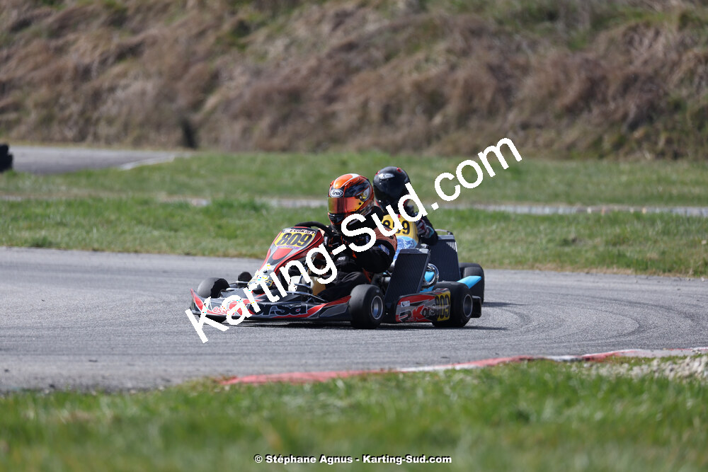 9 & 10/03/2024 : 1ère manche du Championnat du Sud au circuit d’Aigues-Vives (photos Stéphane Agnus) 2024 — karting
