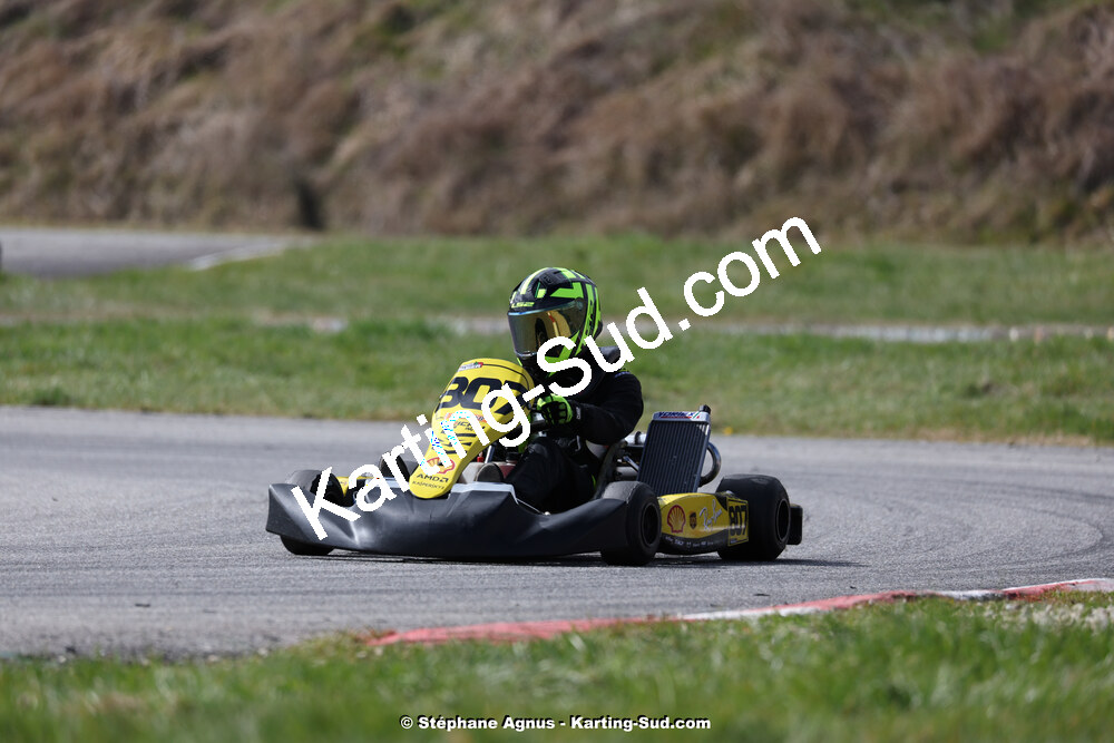 9 & 10/03/2024 : 1ère manche du Championnat du Sud au circuit d’Aigues-Vives (photos Stéphane Agnus) 2024 — karting