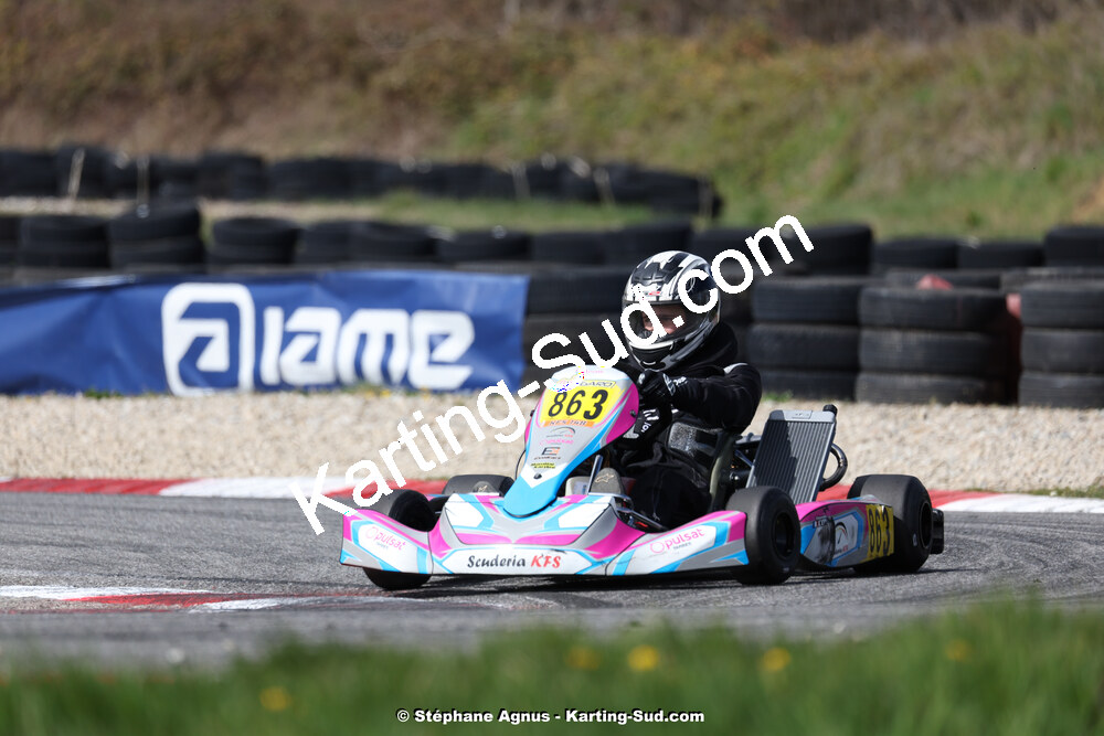 9 & 10/03/2024 : 1ère manche du Championnat du Sud au circuit d’Aigues-Vives (photos Stéphane Agnus) 2024 — karting