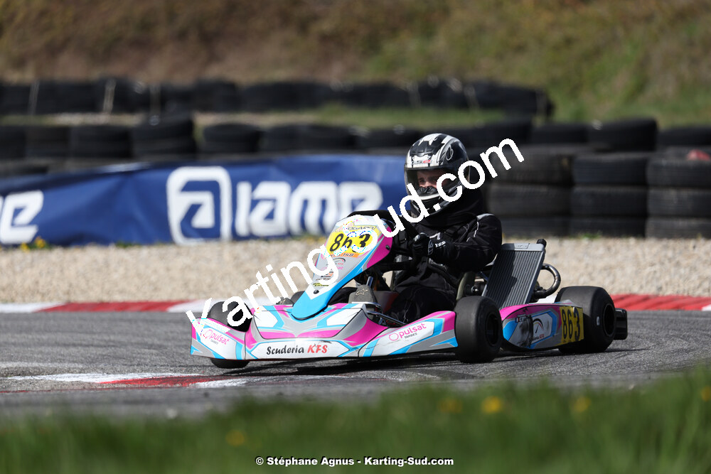 9 & 10/03/2024 : 1ère manche du Championnat du Sud au circuit d’Aigues-Vives (photos Stéphane Agnus) 2024 — karting