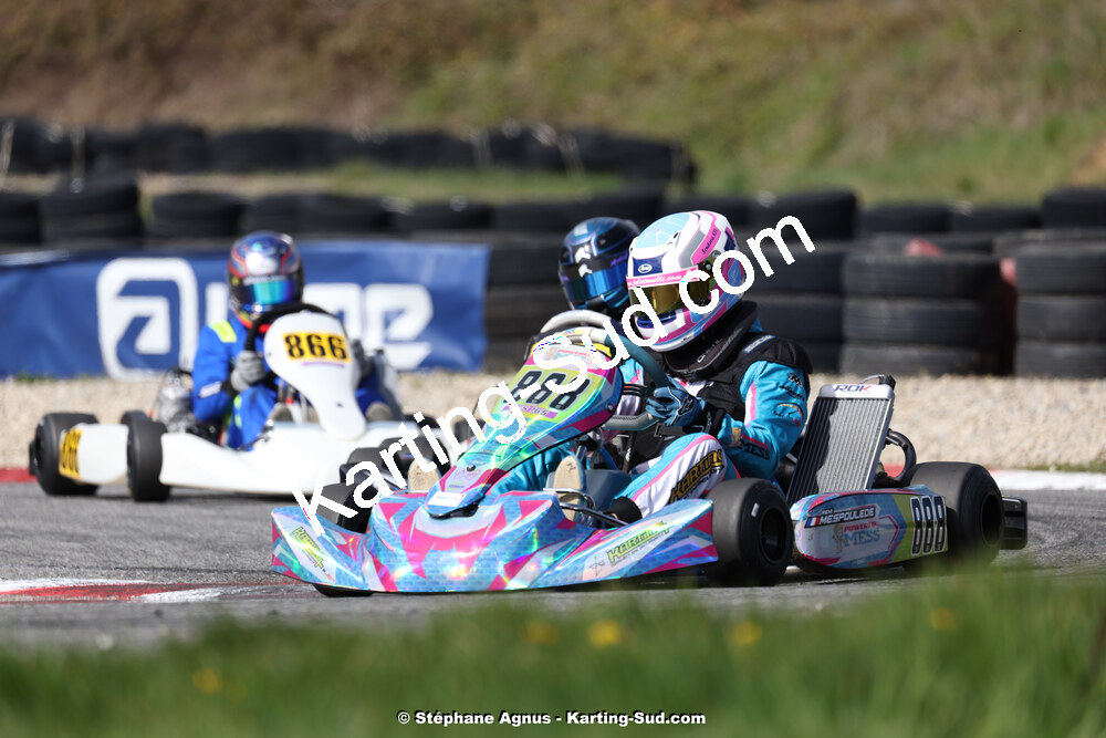 9 & 10/03/2024 : 1ère manche du Championnat du Sud au circuit d’Aigues-Vives (photos Stéphane Agnus) 2024 — karting