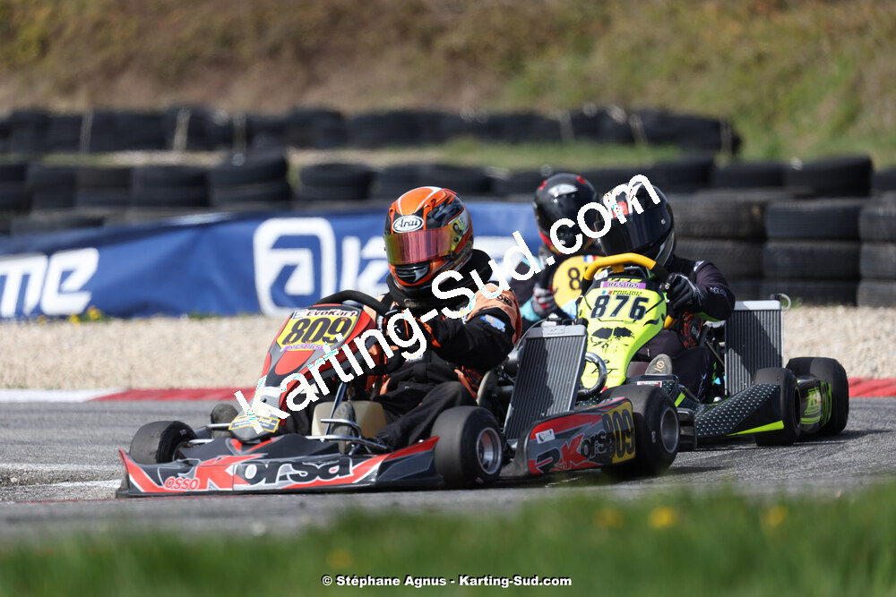 9 & 10/03/2024 : 1ère manche du Championnat du Sud au circuit d’Aigues-Vives (photos Stéphane Agnus) 2024 — karting