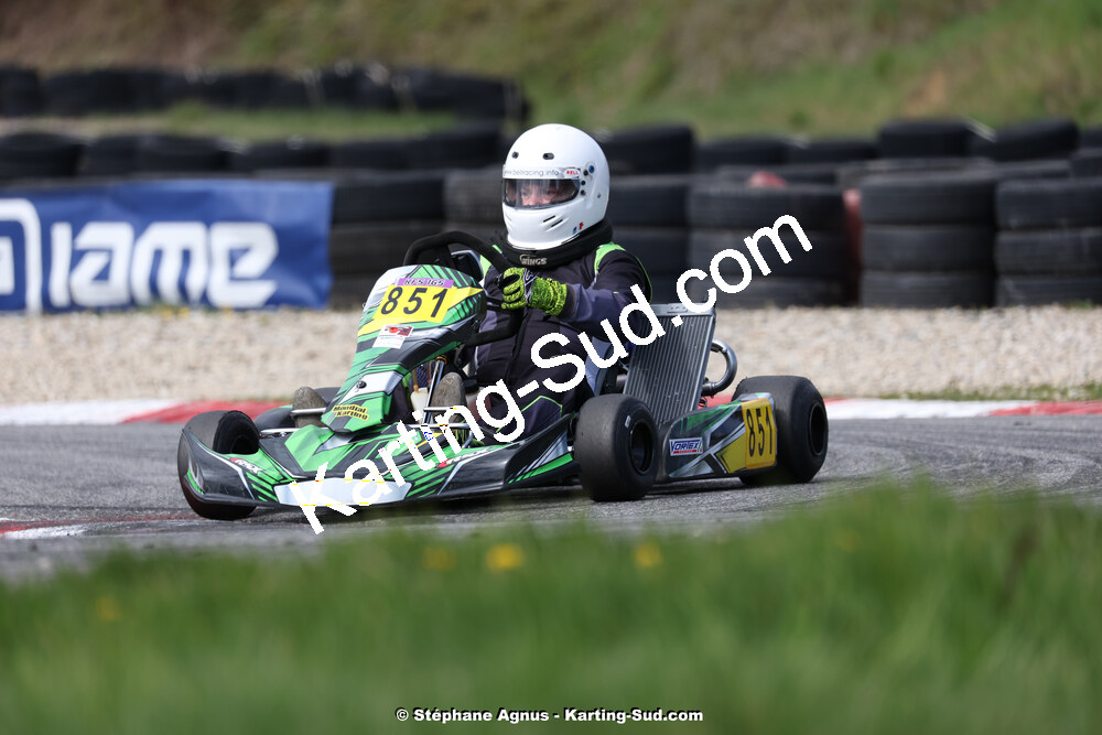 9 & 10/03/2024 : 1ère manche du Championnat du Sud au circuit d’Aigues-Vives (photos Stéphane Agnus) 2024 — karting