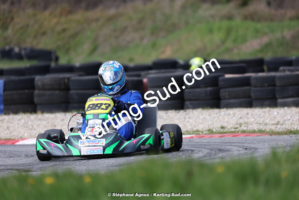 9 & 10/03/2024 : 1ère manche du Championnat du Sud au circuit d’Aigues-Vives (photos Stéphane Agnus) 2024 — karting