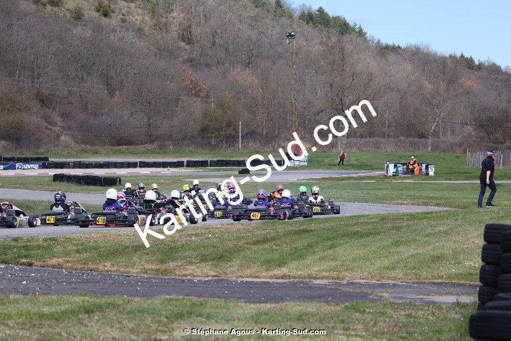 9 & 10/03/2024 : 1ère manche du Championnat du Sud au circuit d’Aigues-Vives (photos Stéphane Agnus) 2024 — karting