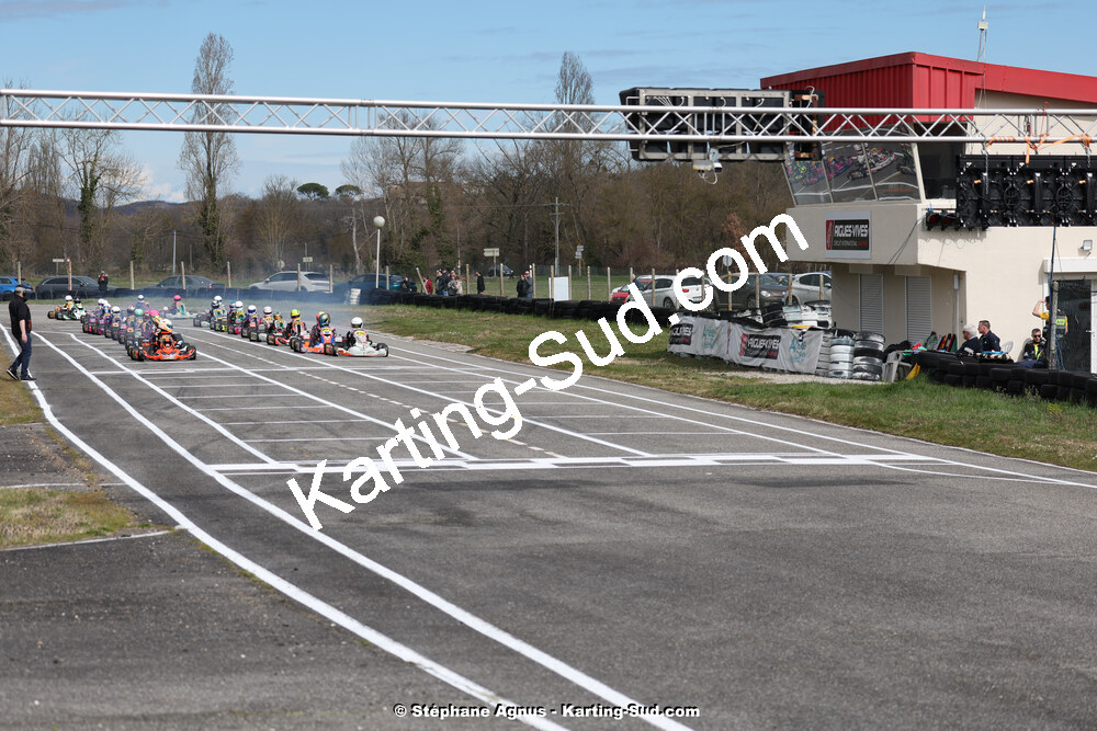 9 & 10/03/2024 : 1ère manche du Championnat du Sud au circuit d’Aigues-Vives (photos Stéphane Agnus) 2024 — karting