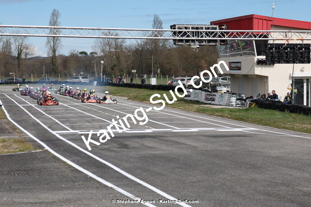 9 & 10/03/2024 : 1ère manche du Championnat du Sud au circuit d’Aigues-Vives (photos Stéphane Agnus) 2024 — karting