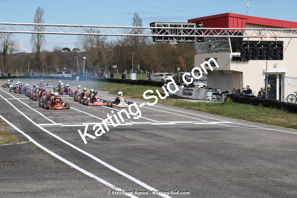 9 & 10/03/2024 : 1ère manche du Championnat du Sud au circuit d’Aigues-Vives (photos Stéphane Agnus) 2024 — karting