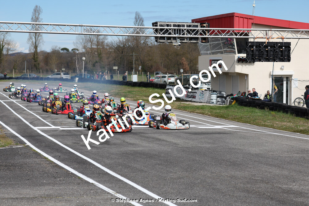 9 & 10/03/2024 : 1ère manche du Championnat du Sud au circuit d’Aigues-Vives (photos Stéphane Agnus) 2024 — karting