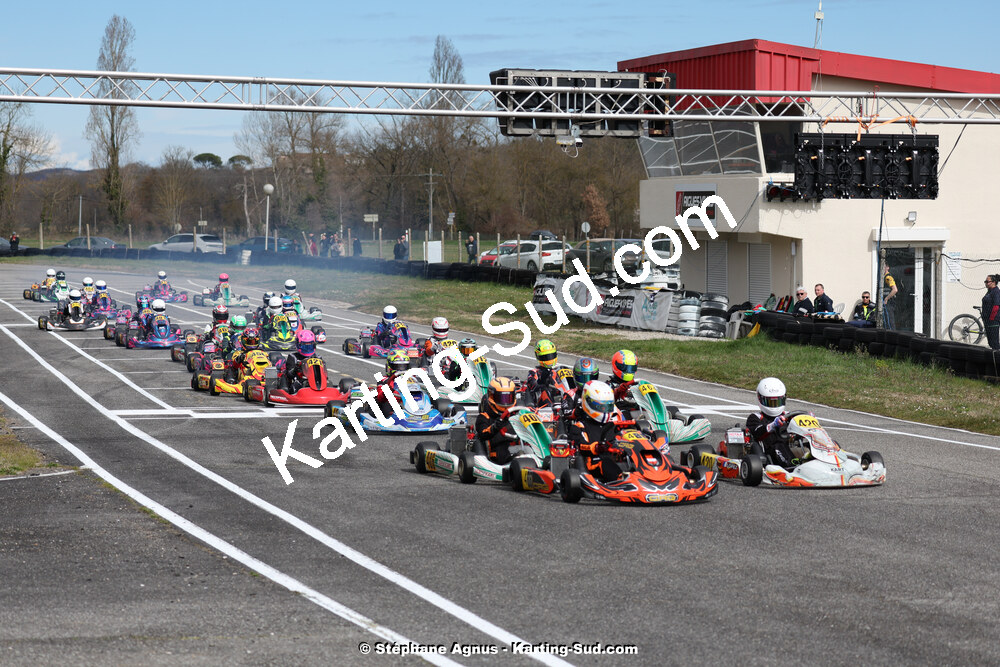 9 & 10/03/2024 : 1ère manche du Championnat du Sud au circuit d’Aigues-Vives (photos Stéphane Agnus) 2024 — karting