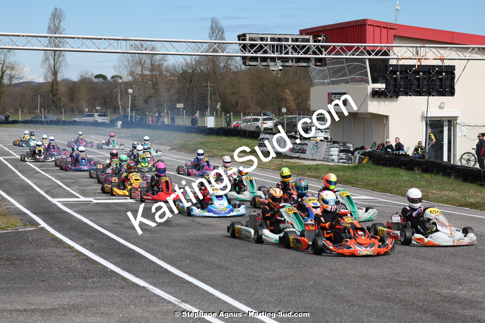9 & 10/03/2024 : 1ère manche du Championnat du Sud au circuit d’Aigues-Vives (photos Stéphane Agnus) 2024 — karting