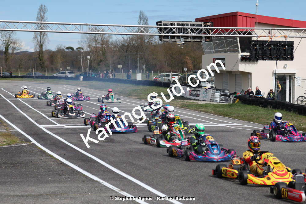 9 & 10/03/2024 : 1ère manche du Championnat du Sud au circuit d’Aigues-Vives (photos Stéphane Agnus) 2024 — karting