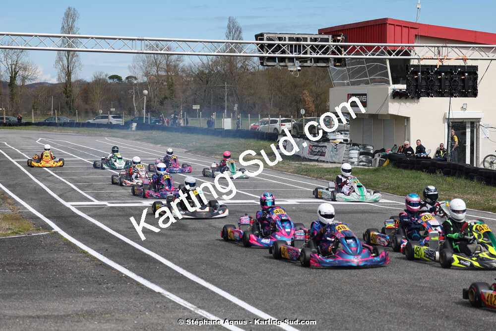 9 & 10/03/2024 : 1ère manche du Championnat du Sud au circuit d’Aigues-Vives (photos Stéphane Agnus) 2024 — karting