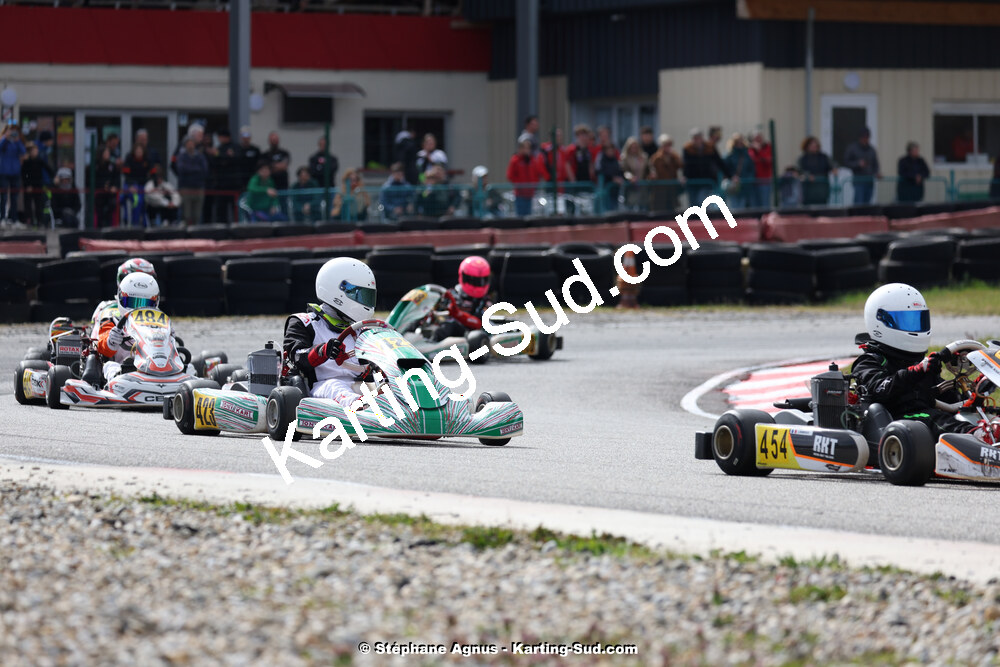9 & 10/03/2024 : 1ère manche du Championnat du Sud au circuit d’Aigues-Vives (photos Stéphane Agnus) 2024 — karting