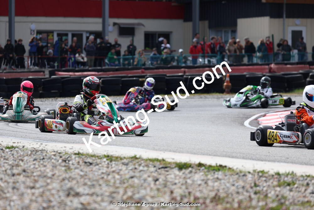 9 & 10/03/2024 : 1ère manche du Championnat du Sud au circuit d’Aigues-Vives (photos Stéphane Agnus) 2024 — karting
