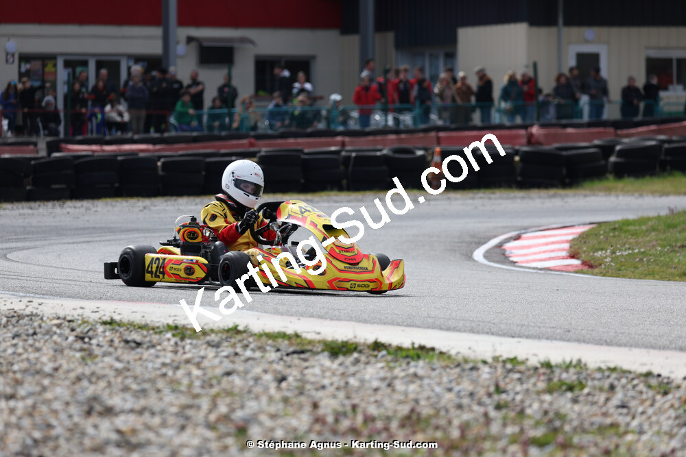 9 & 10/03/2024 : 1ère manche du Championnat du Sud au circuit d’Aigues-Vives (photos Stéphane Agnus) 2024 — karting