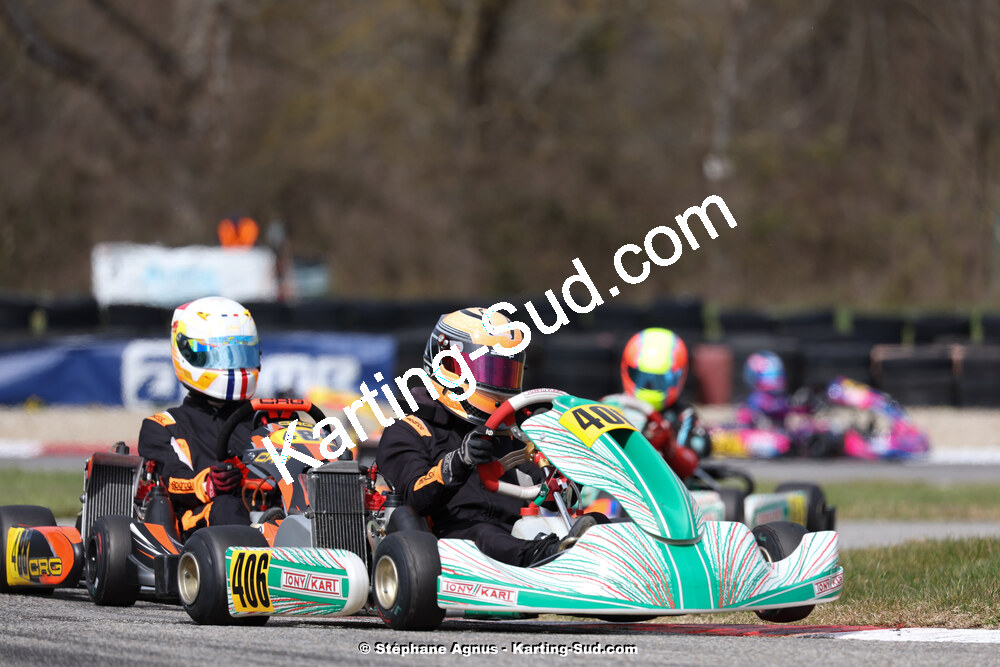9 & 10/03/2024 : 1ère manche du Championnat du Sud au circuit d’Aigues-Vives (photos Stéphane Agnus) 2024 — karting