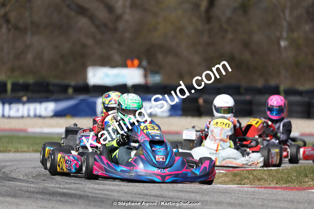 9 & 10/03/2024 : 1ère manche du Championnat du Sud au circuit d’Aigues-Vives (photos Stéphane Agnus) 2024 — karting