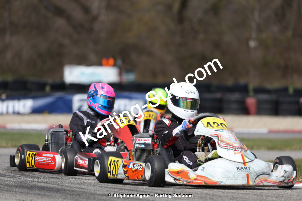 9 & 10/03/2024 : 1ère manche du Championnat du Sud au circuit d’Aigues-Vives (photos Stéphane Agnus) 2024 — karting