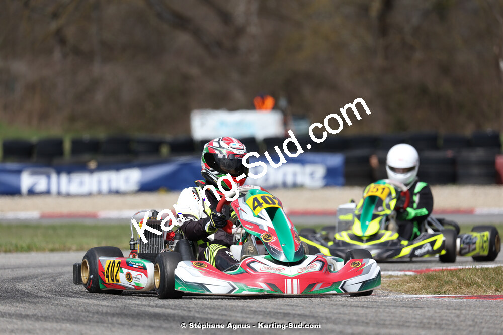 9 & 10/03/2024 : 1ère manche du Championnat du Sud au circuit d’Aigues-Vives (photos Stéphane Agnus) 2024 — karting