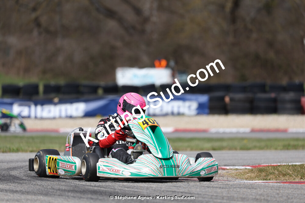 9 & 10/03/2024 : 1ère manche du Championnat du Sud au circuit d’Aigues-Vives (photos Stéphane Agnus) 2024 — karting