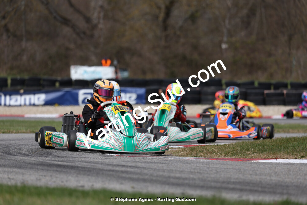 9 & 10/03/2024 : 1ère manche du Championnat du Sud au circuit d’Aigues-Vives (photos Stéphane Agnus) 2024 — karting