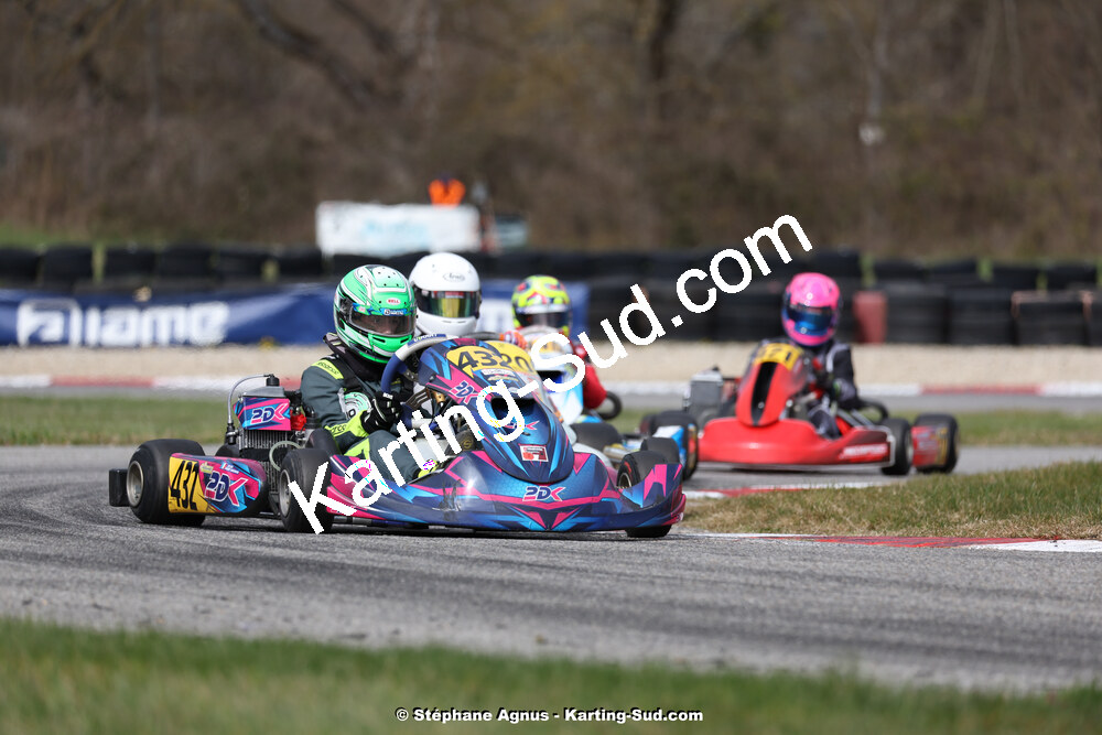 9 & 10/03/2024 : 1ère manche du Championnat du Sud au circuit d’Aigues-Vives (photos Stéphane Agnus) 2024 — karting