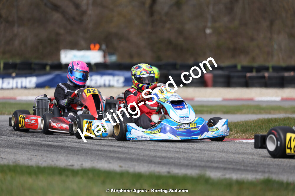 9 & 10/03/2024 : 1ère manche du Championnat du Sud au circuit d’Aigues-Vives (photos Stéphane Agnus) 2024 — karting