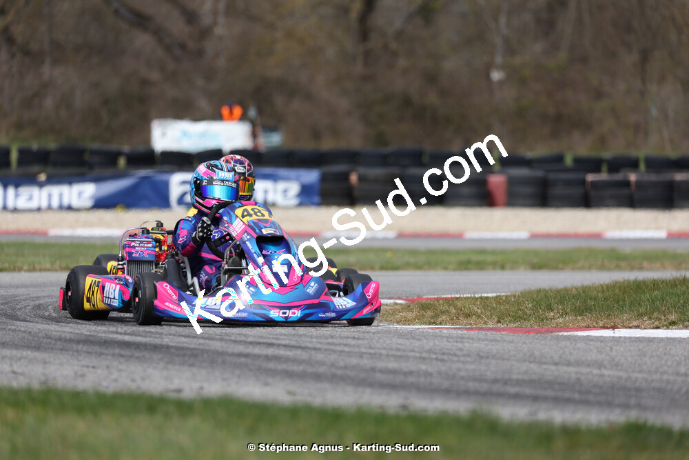 9 & 10/03/2024 : 1ère manche du Championnat du Sud au circuit d’Aigues-Vives (photos Stéphane Agnus) 2024 — karting