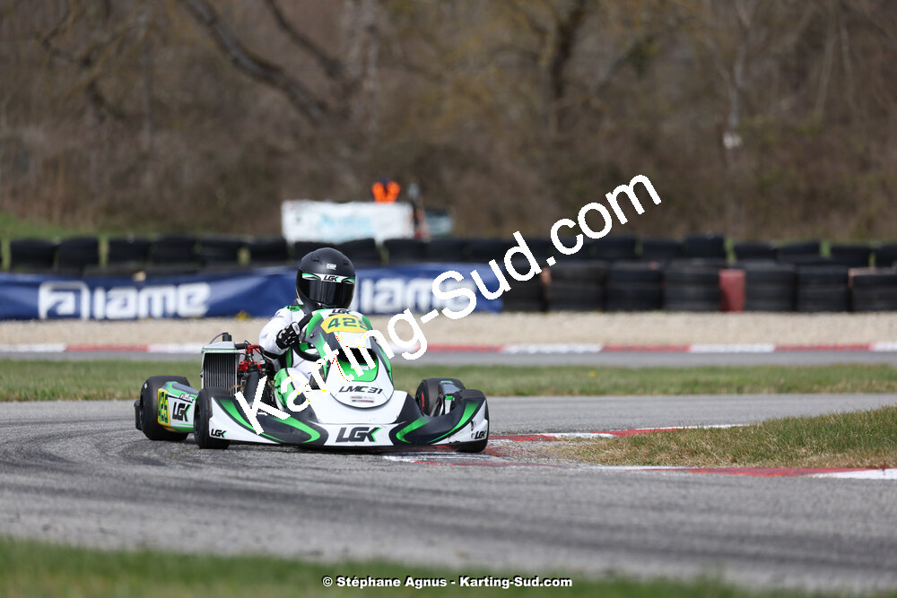 9 & 10/03/2024 : 1ère manche du Championnat du Sud au circuit d’Aigues-Vives (photos Stéphane Agnus) 2024 — karting
