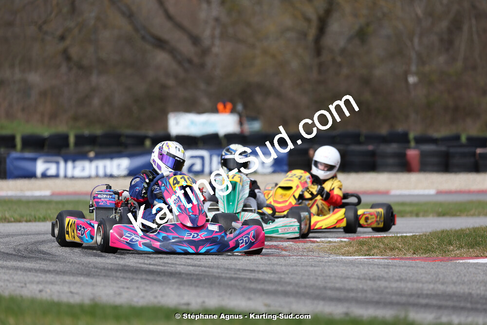 9 & 10/03/2024 : 1ère manche du Championnat du Sud au circuit d’Aigues-Vives (photos Stéphane Agnus) 2024 — karting