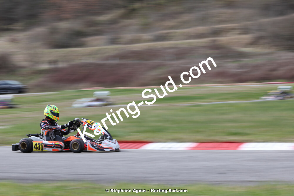 9 & 10/03/2024 : 1ère manche du Championnat du Sud au circuit d’Aigues-Vives (photos Stéphane Agnus) 2024 — karting