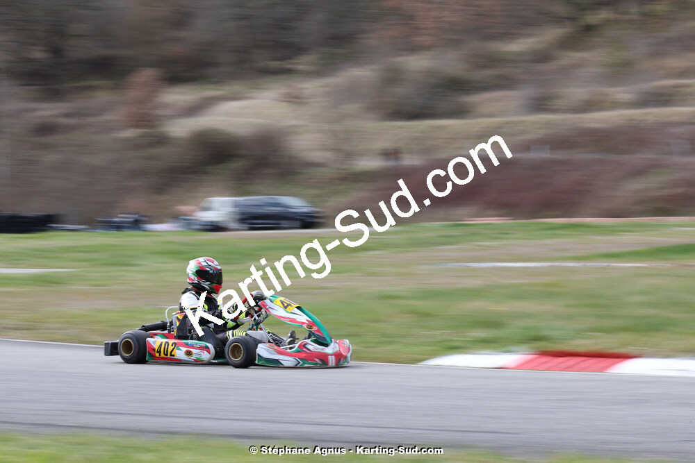 9 & 10/03/2024 : 1ère manche du Championnat du Sud au circuit d’Aigues-Vives (photos Stéphane Agnus) 2024 — karting
