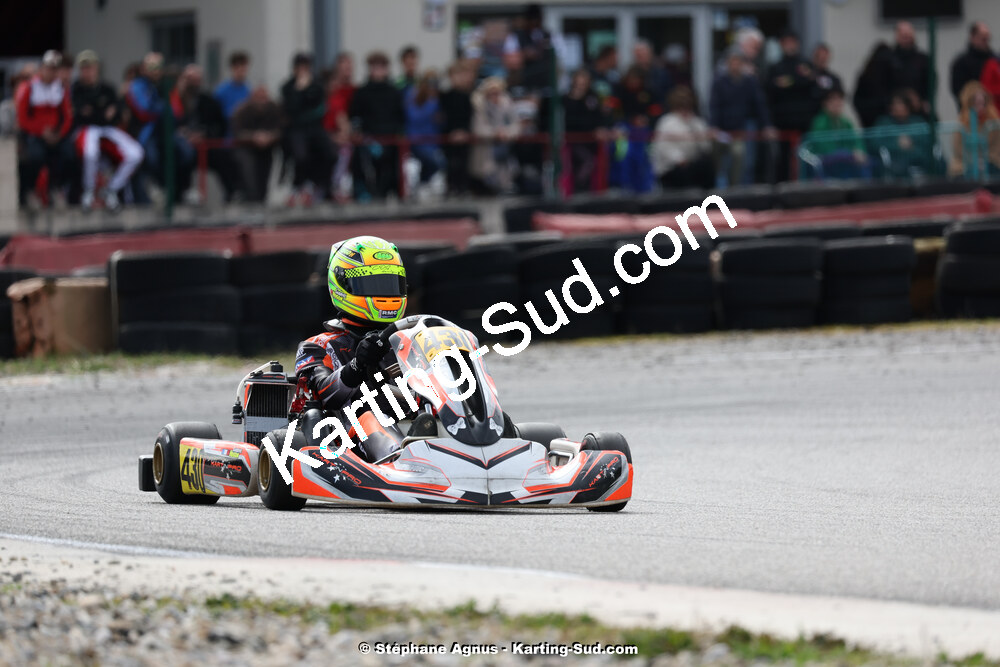 9 & 10/03/2024 : 1ère manche du Championnat du Sud au circuit d’Aigues-Vives (photos Stéphane Agnus) 2024 — karting