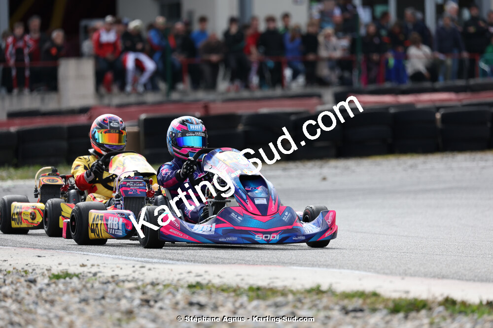 9 & 10/03/2024 : 1ère manche du Championnat du Sud au circuit d’Aigues-Vives (photos Stéphane Agnus) 2024 — karting