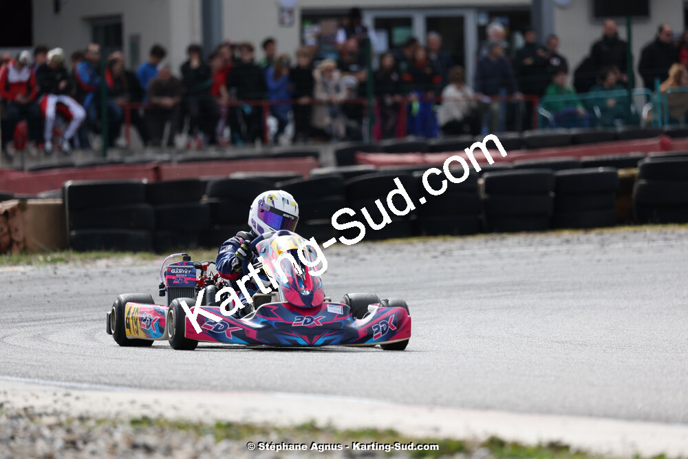 9 & 10/03/2024 : 1ère manche du Championnat du Sud au circuit d’Aigues-Vives (photos Stéphane Agnus) 2024 — karting