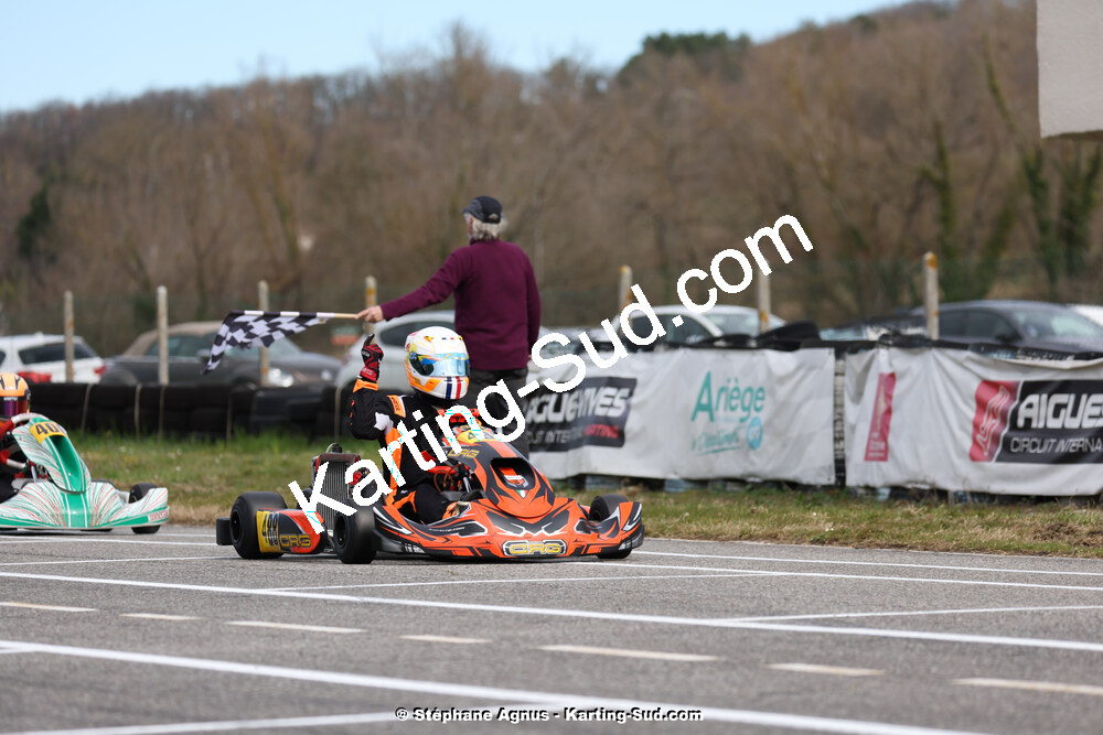 9 & 10/03/2024 : 1ère manche du Championnat du Sud au circuit d’Aigues-Vives (photos Stéphane Agnus) 2024 — karting
