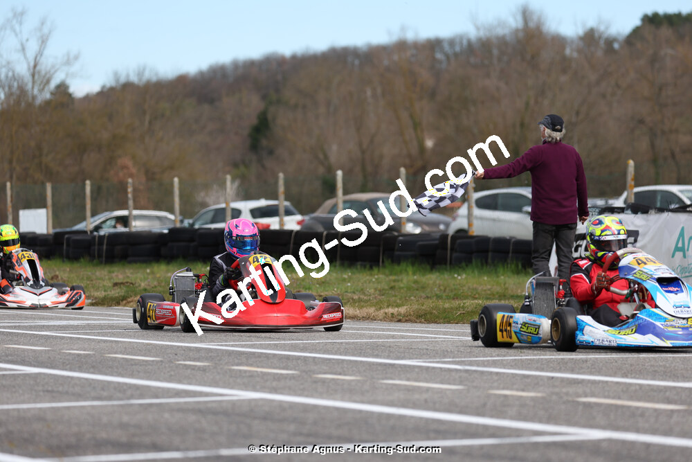 9 & 10/03/2024 : 1ère manche du Championnat du Sud au circuit d’Aigues-Vives (photos Stéphane Agnus) 2024 — karting