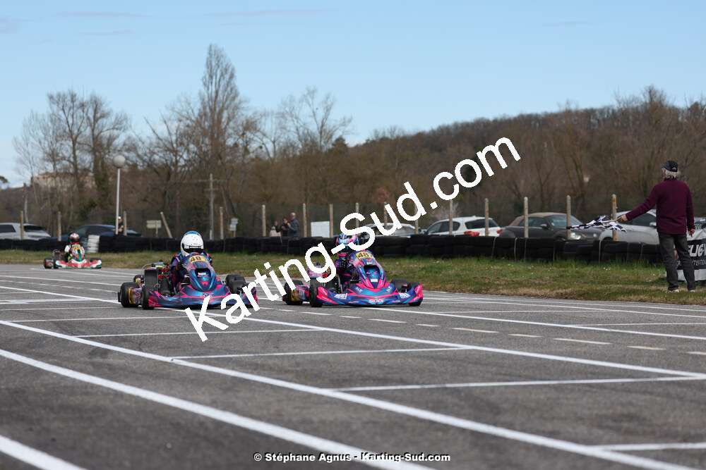 9 & 10/03/2024 : 1ère manche du Championnat du Sud au circuit d’Aigues-Vives (photos Stéphane Agnus) 2024 — karting