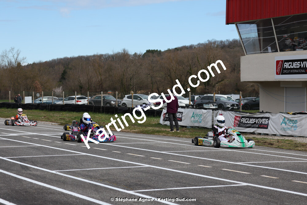 9 & 10/03/2024 : 1ère manche du Championnat du Sud au circuit d’Aigues-Vives (photos Stéphane Agnus) 2024 — karting
