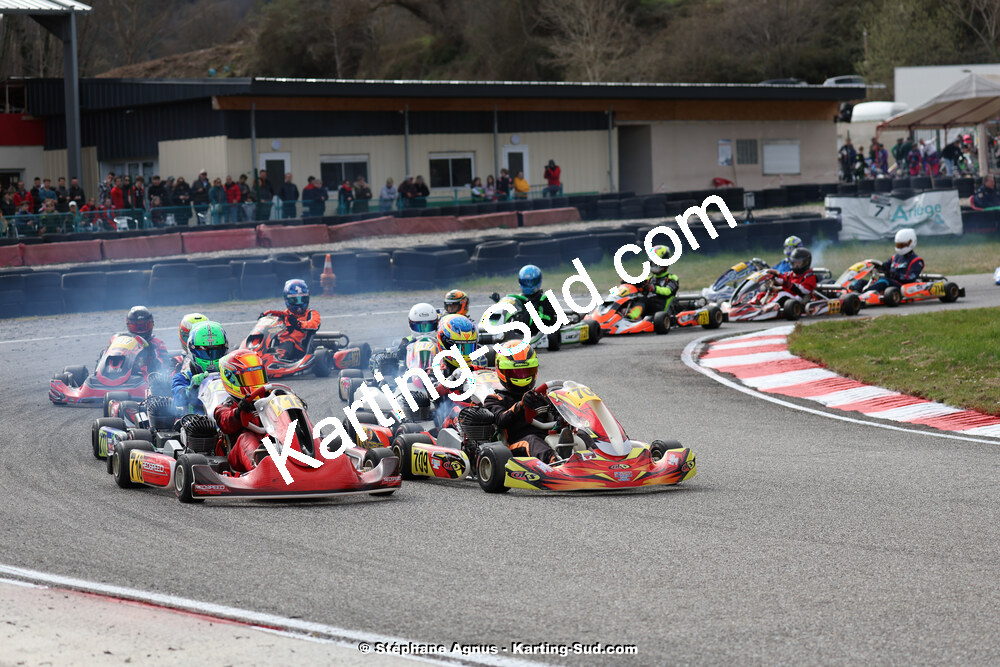 9 & 10/03/2024 : 1ère manche du Championnat du Sud au circuit d’Aigues-Vives (photos Stéphane Agnus) 2024 — karting