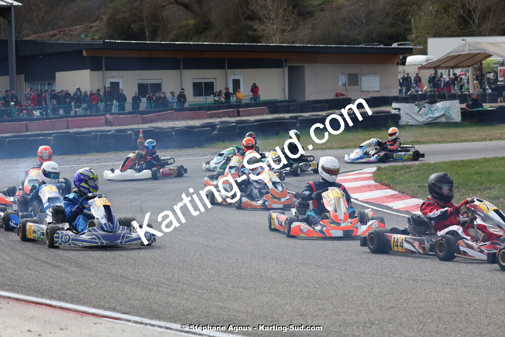 9 & 10/03/2024 : 1ère manche du Championnat du Sud au circuit d’Aigues-Vives (photos Stéphane Agnus) 2024 — karting