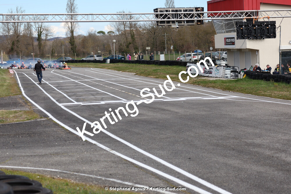 9 & 10/03/2024 : 1ère manche du Championnat du Sud au circuit d’Aigues-Vives (photos Stéphane Agnus) 2024 — karting