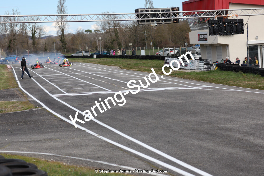 9 & 10/03/2024 : 1ère manche du Championnat du Sud au circuit d’Aigues-Vives (photos Stéphane Agnus) 2024 — karting