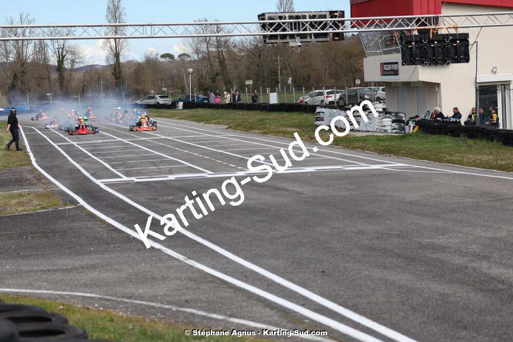 9 & 10/03/2024 : 1ère manche du Championnat du Sud au circuit d’Aigues-Vives (photos Stéphane Agnus) 2024 — karting