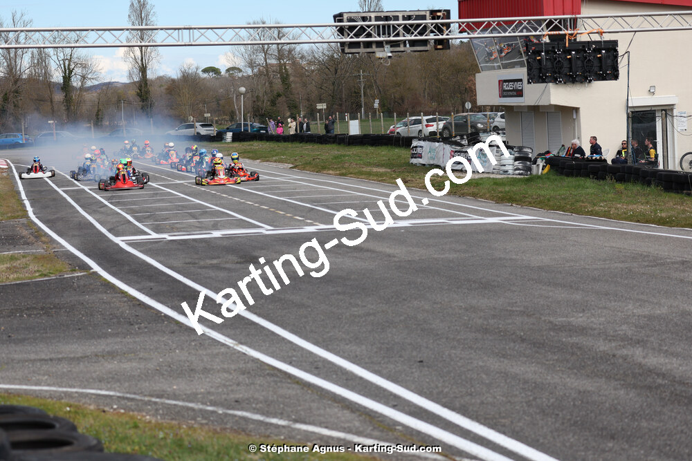 9 & 10/03/2024 : 1ère manche du Championnat du Sud au circuit d’Aigues-Vives (photos Stéphane Agnus) 2024 — karting