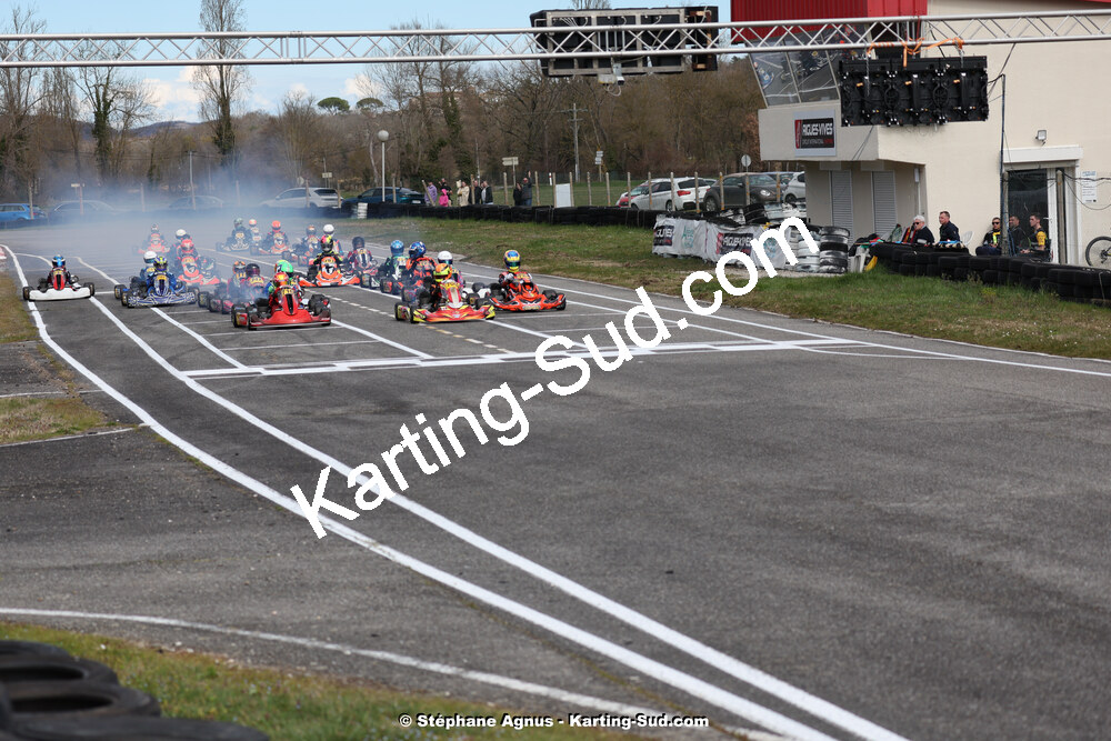 9 & 10/03/2024 : 1ère manche du Championnat du Sud au circuit d’Aigues-Vives (photos Stéphane Agnus) 2024 — karting